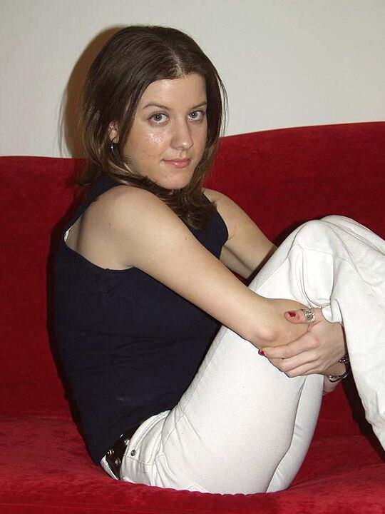 16P First timer Leah exposes teenie tits as she takes off all her clothes