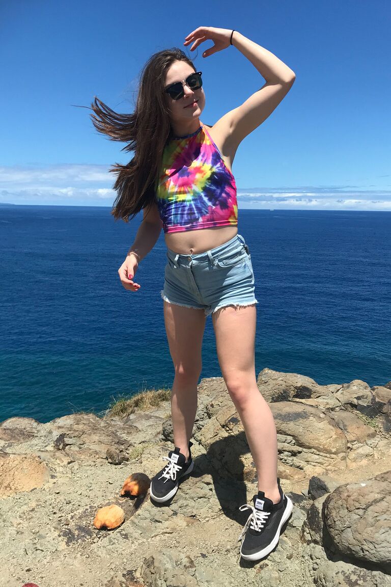 21P Badass American teen Megan Marx poses & strips in public in a hot compilation