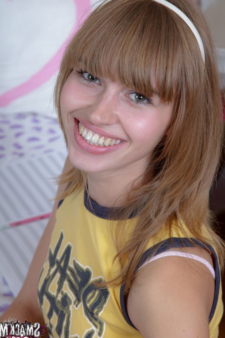 15P Aina plays the bongo drum in her bedroom and smiles sweetly at her man, who