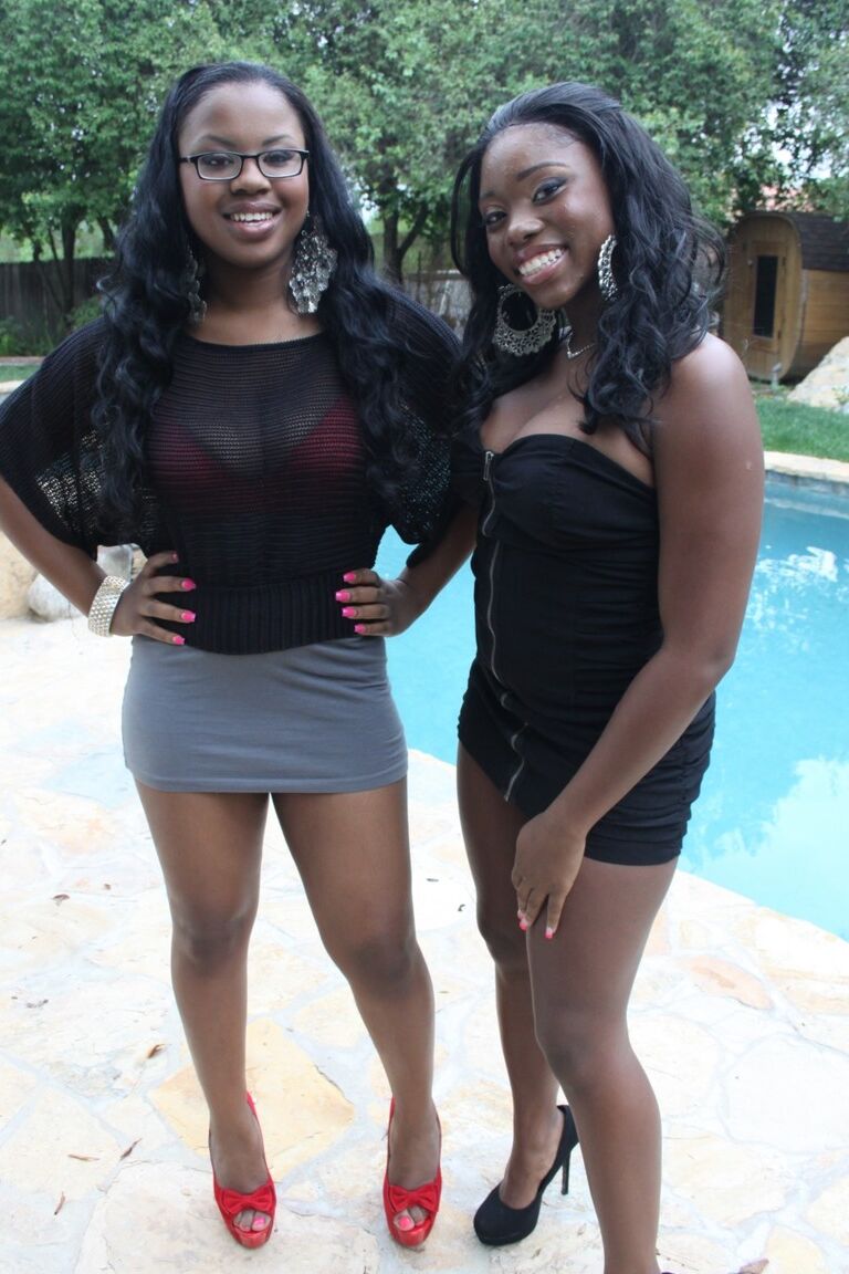 15P Chicas negras atrevidas Ebony Star