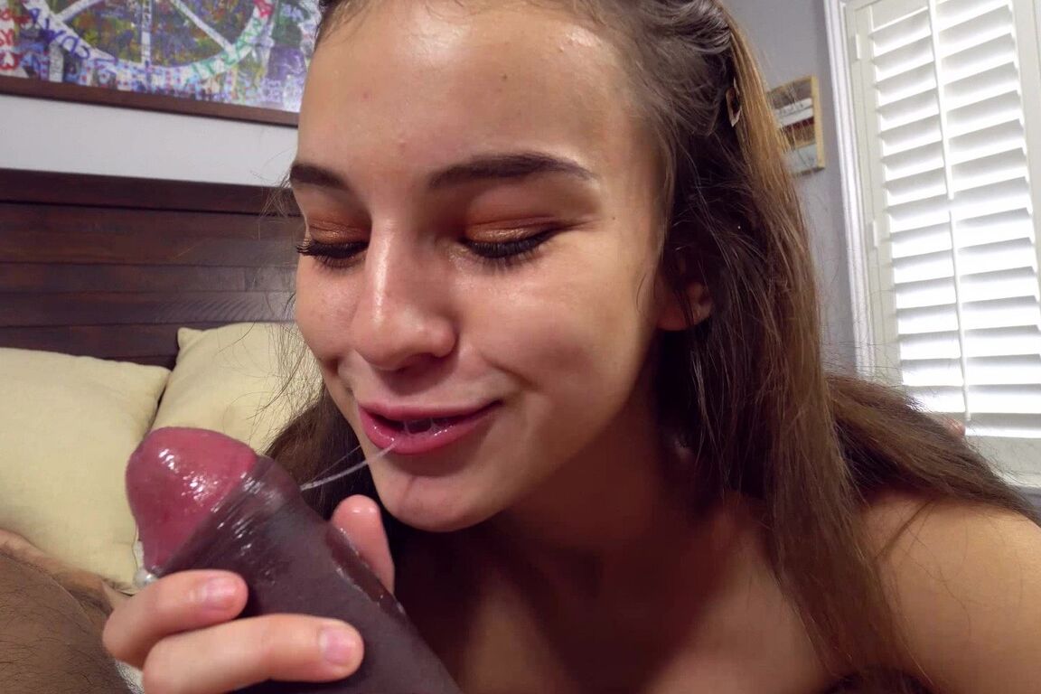 21P Alluring teen with a nice ass Ellie Idol gets her twat rammed POV style