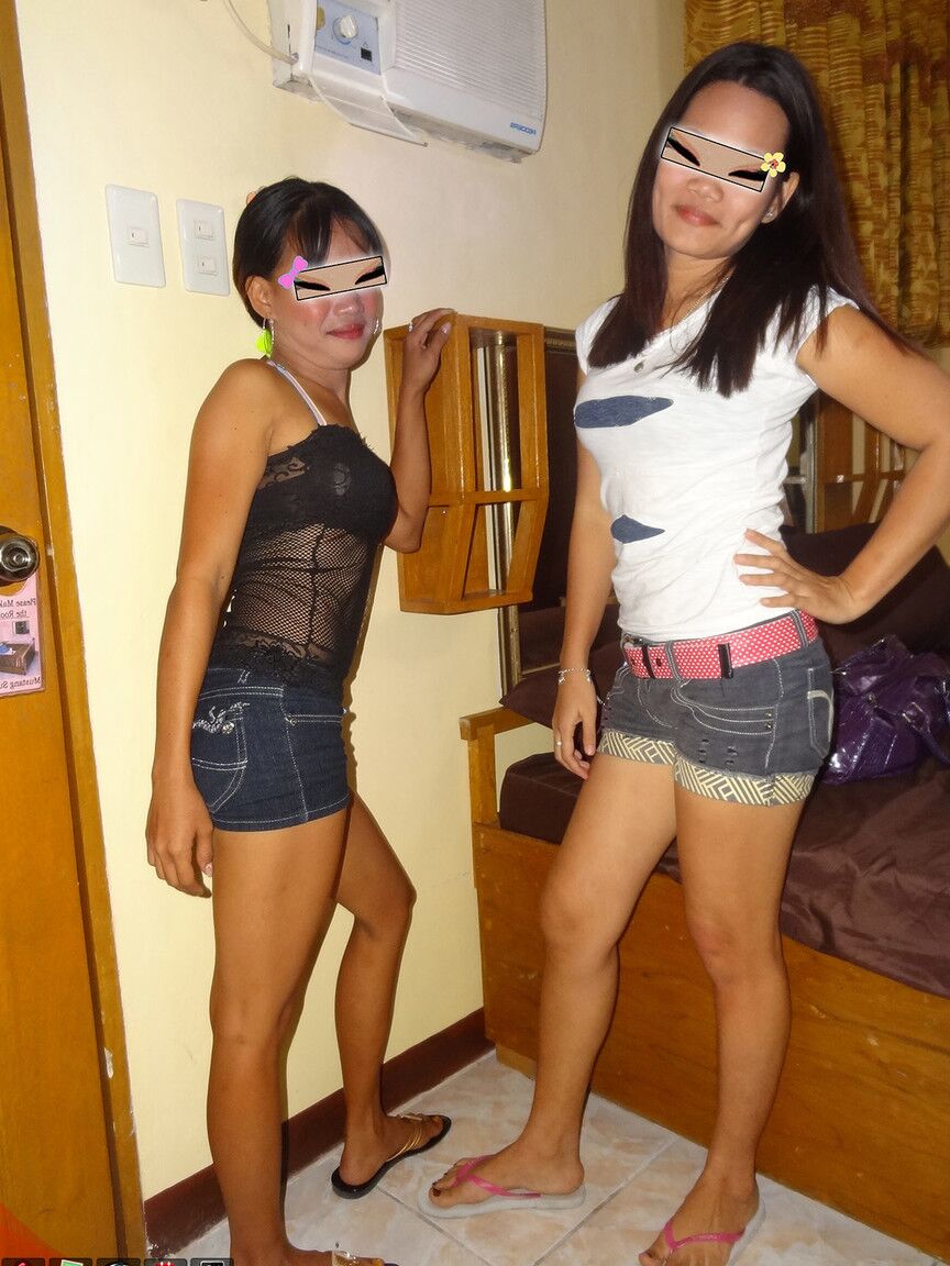 15P 2 Filipina best friends freelancing in Manila getting dirty with white male