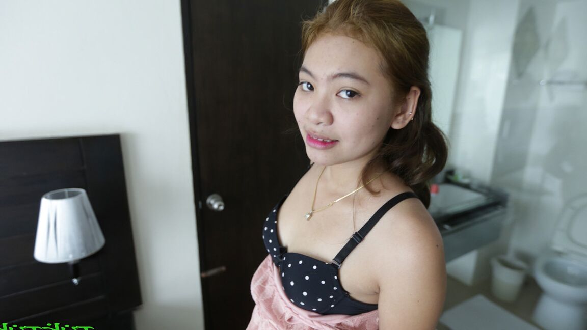 12P Asian teen is left with a creampie pussy after POV fucking with a Farang