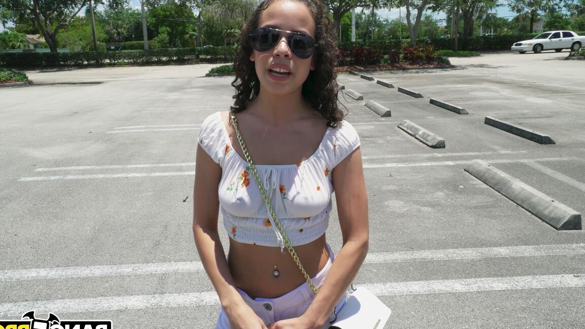 21P Amateur Latina Lana Mars gets her muff fingered & dicked by dude she just met