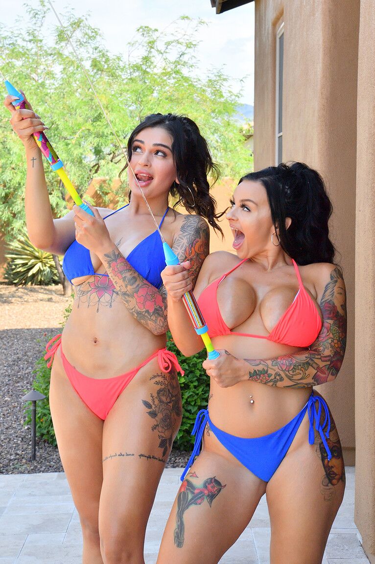 15P Lesbianas tatuadas Payton