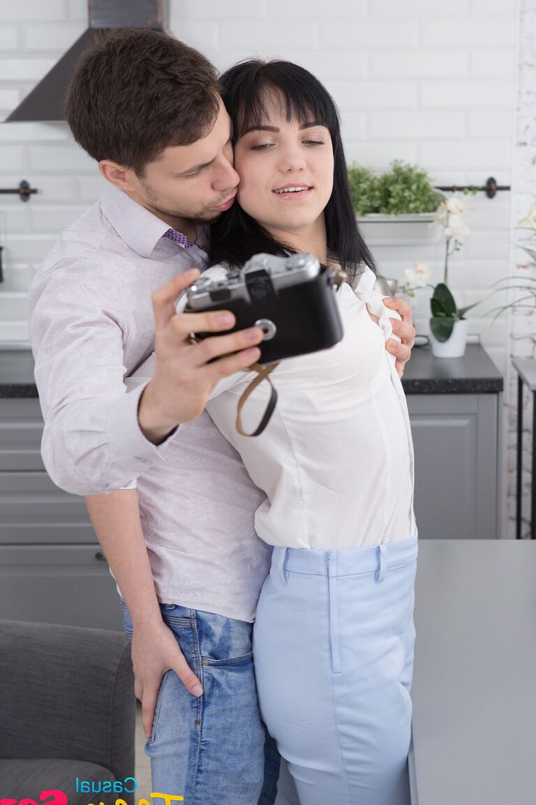 21P Stunning teen intern Tetti Dew Korti enjoys a hardcore quickie in the office