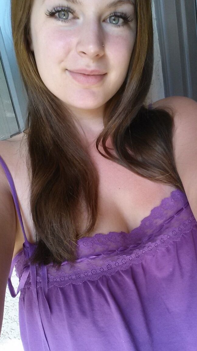 14P Plump amateur Danielle takes topless and clothed selfies around the house