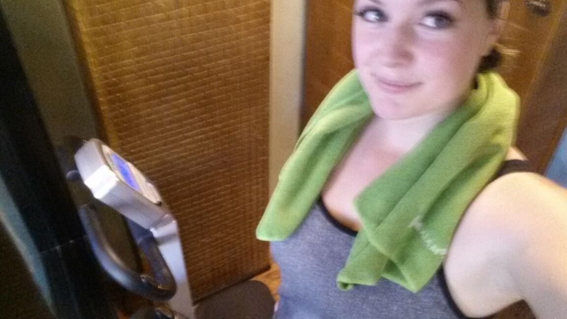 14P Plump amateur Danielle takes topless and clothed selfies around the house