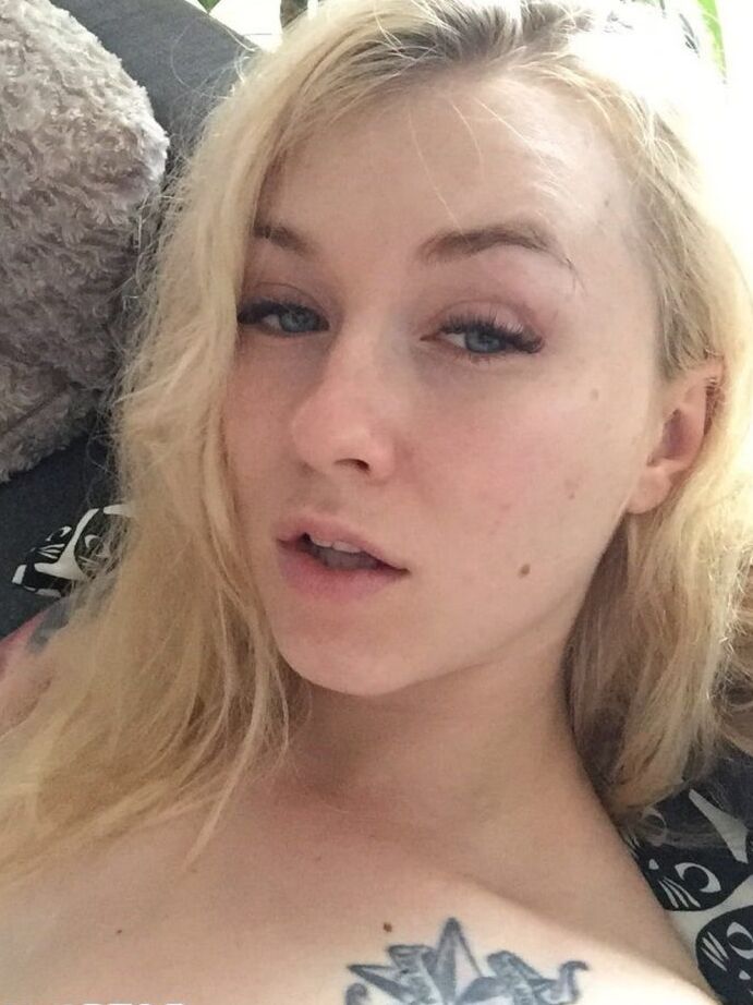 12P Beautiful blonde slut Misha Cross takes a selfie fully clothed and stark naked