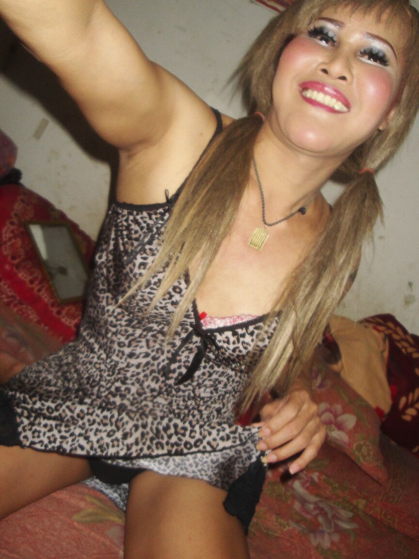 17P Check out Jeab - a ladyboy who loves the beach and loves showing off