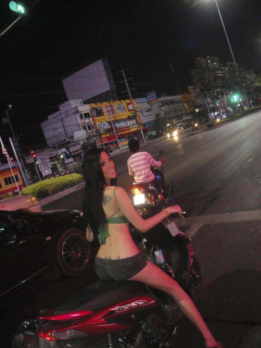 17P Big boobed dark haired tranny showing her body and dick in some hot poses