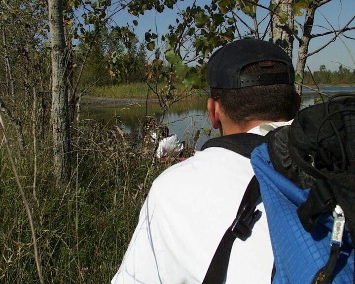 15P Horny couple partakes in MMF sex with a hiker near the water