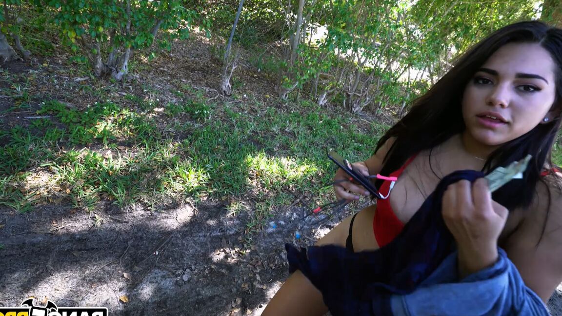 21P Hot Latina teen Julz Gotti gets her bubble butt grabbed while taking a dick