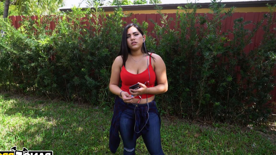 21P Hot Latina teen Julz Gotti gets her bubble butt grabbed while taking a dick
