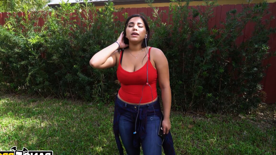 21P Hot Latina teen Julz Gotti gets her bubble butt grabbed while taking a dick