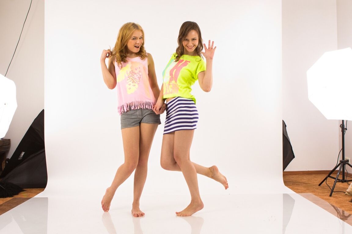 15P Besties adolescentes mignonnes Ksenija