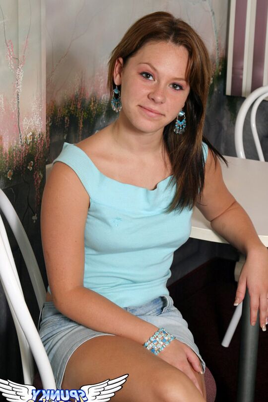 12P Beautiful amateur Kandie flashing panties in hot upskirt while topless