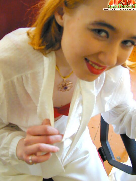 20P Redhead stepsisters with hairy twats get drunk after getting naked