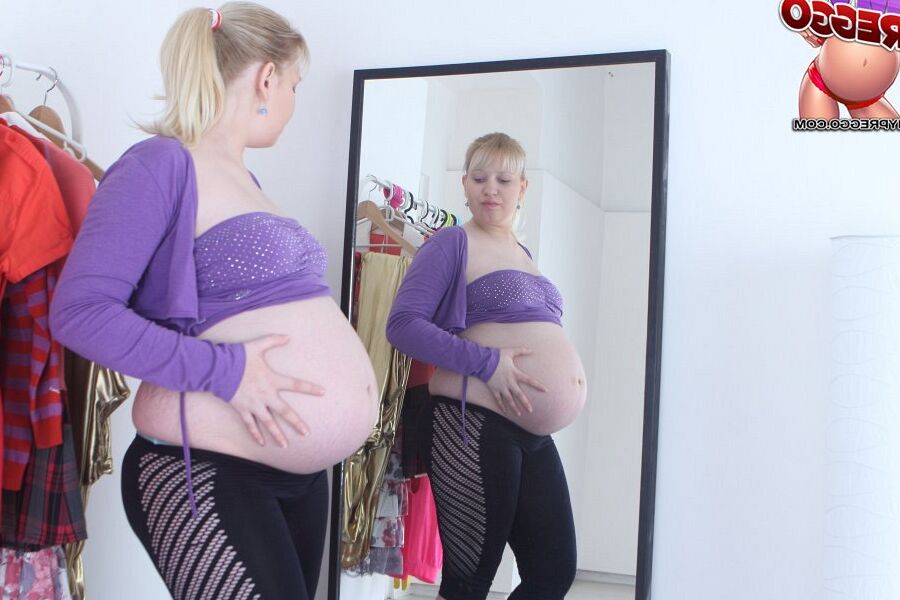 10P Minha Preggo Seios Pequenos Loira Amadora
