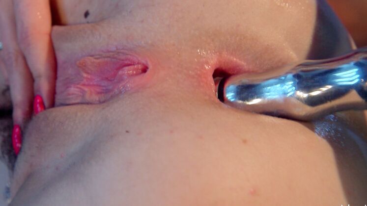 15P 18 year bound submits to latex domme with finger fucking, zapping, electro