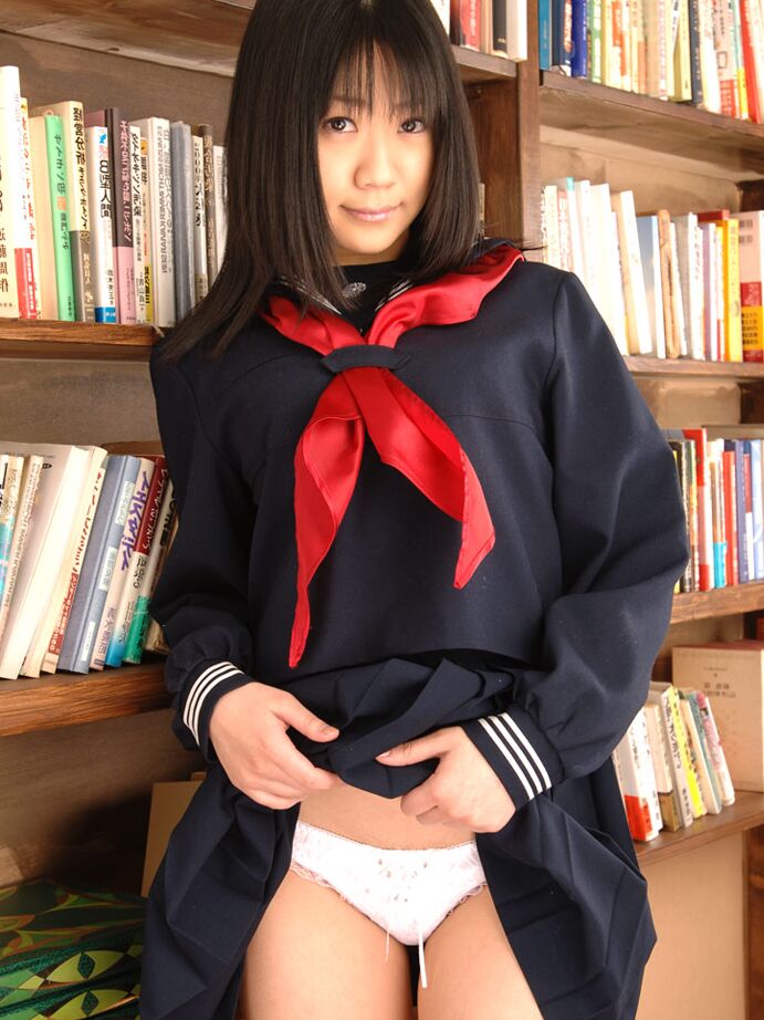 12P Hot Japanese schoolgirl Saya Misaki gets stripped in the classroom