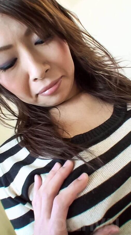 15P Sakura Anna Asian has fine big cans fondled and licks joystick