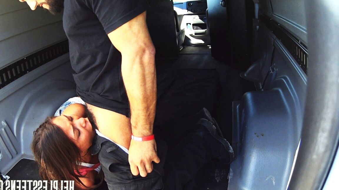 15P Asian teen Mena Mason is forced to fuck after accepting a ride from a stranger