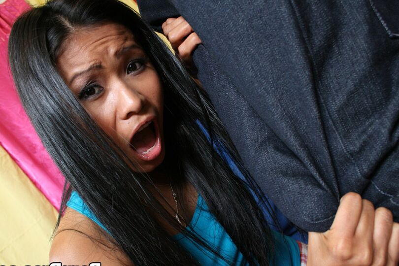 16P Asian babe with big tits Priva fucking a big cock to get a creamy load