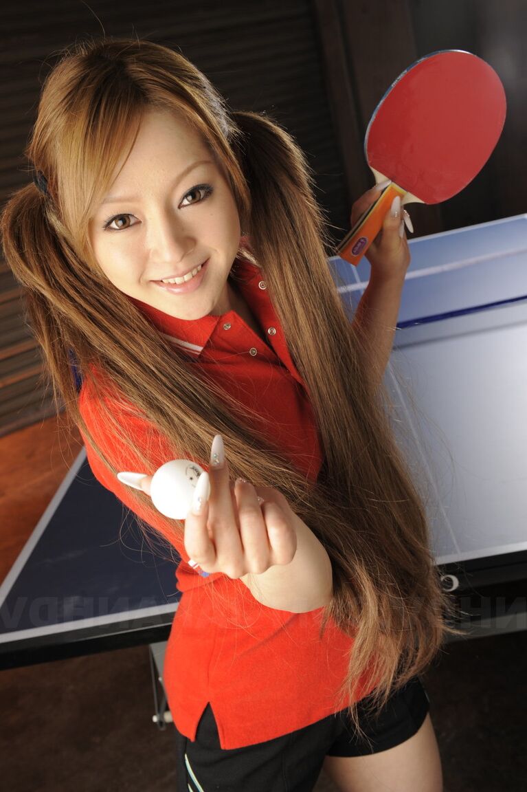 15P Stunning Japanese weetie Ria Sakurai lifts her sweater to display tiny titties