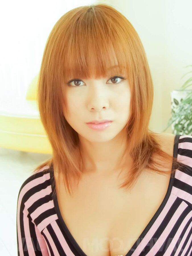 15P Asuka Asian doll fondles big cans and spreads labia for action