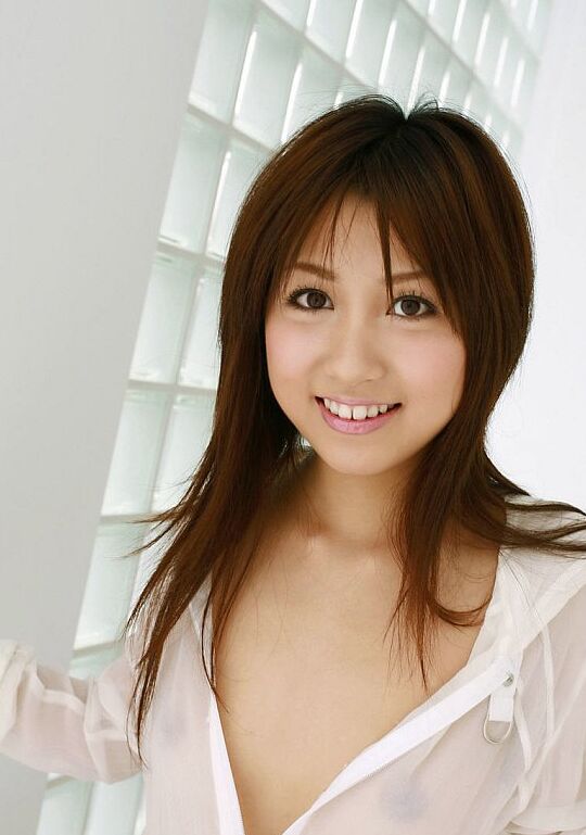 16P Japanese beauty Rika Yuuki exposes her tits and bush while getting changed