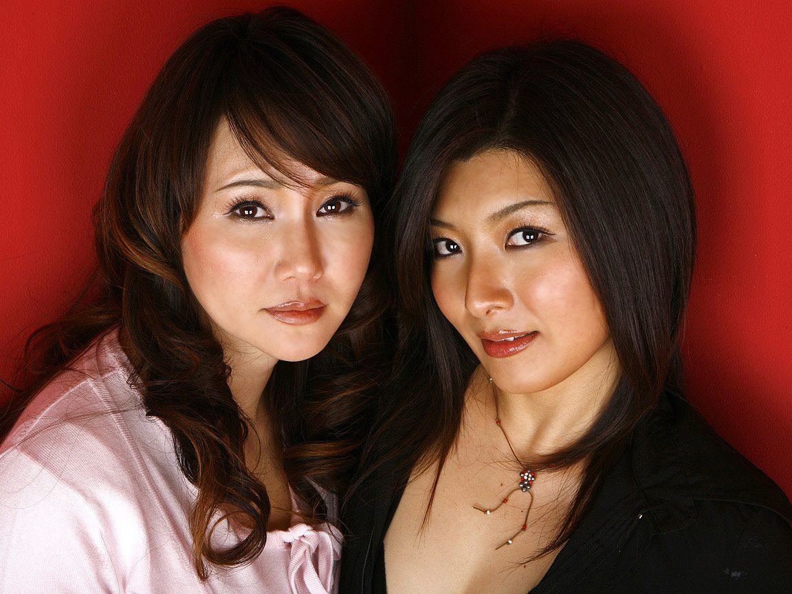 12P Beautiful dark-haired Japanese wives playing with a huge sex toy