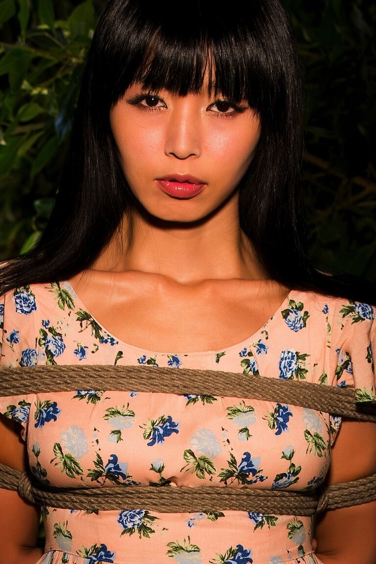 12P Japanese chick Marica Hase is masturbated while restrained with rope