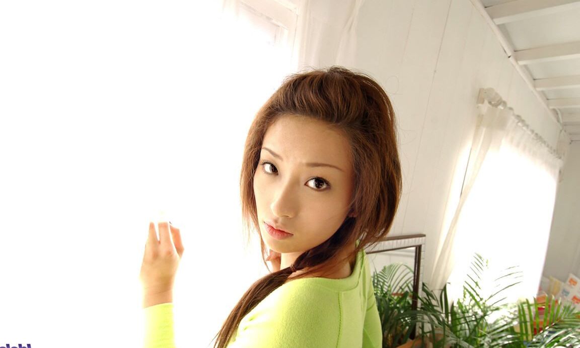 16P Japanese redhead Nao Yoshizaki exposes herself while changing her outfits