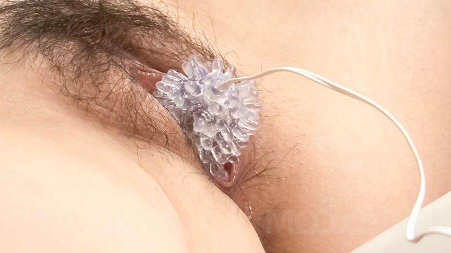 15P Naho Kojima Asian in ropes gets finger and sex toys in love box
