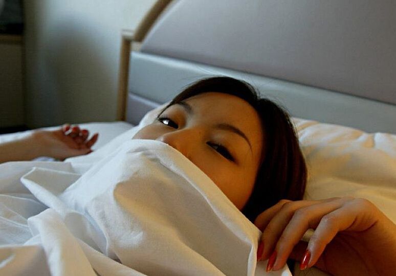 16P Japanese girl Kurumi Morishita displays her firm tits while getting changed