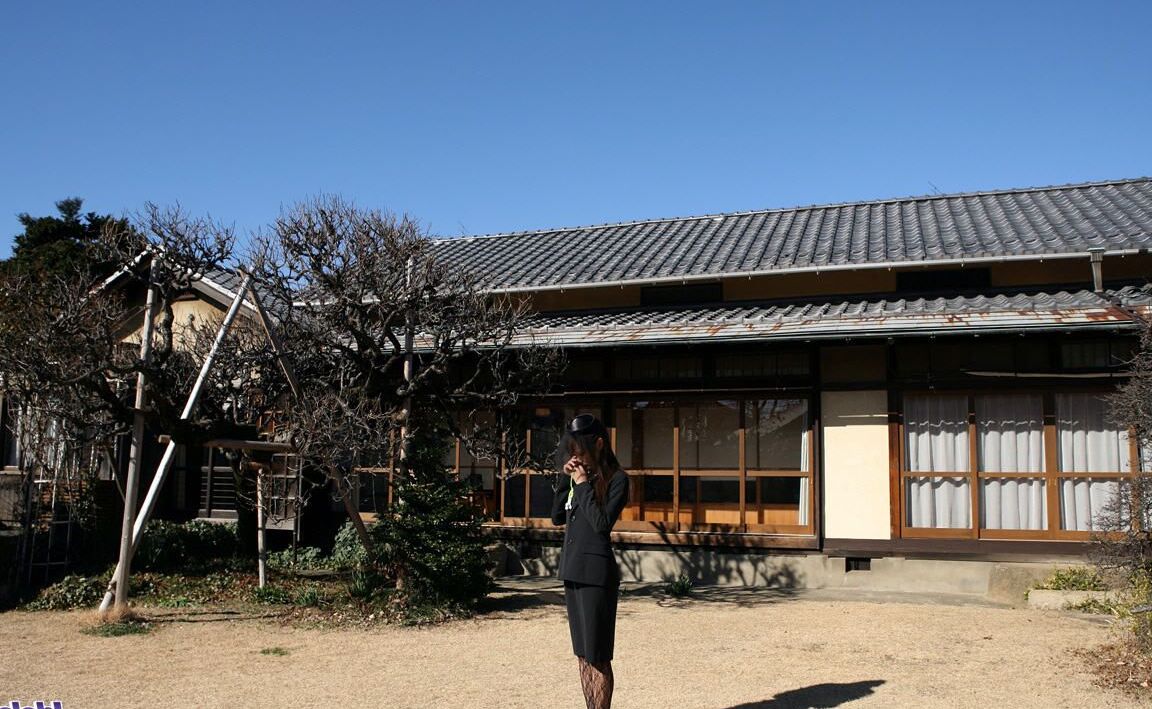 16P Japanese widow Miho Sonoda fondles herself while grieving her late husband