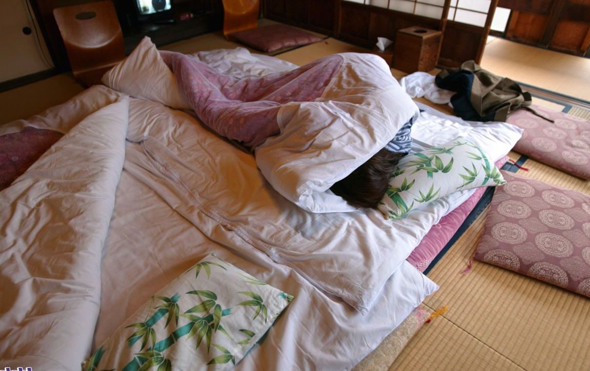16P Japanese chick Akane Sakura wakes up in proceeds to get completely naked