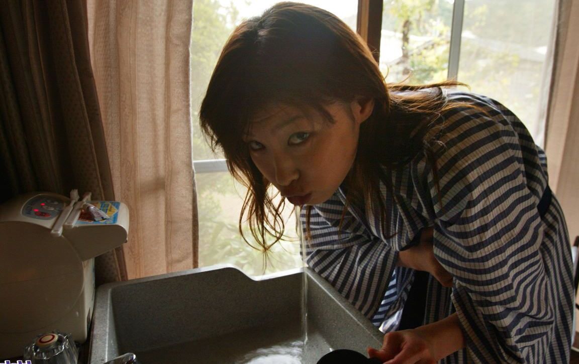 16P Japanese chick Akane Sakura wakes up in proceeds to get completely naked