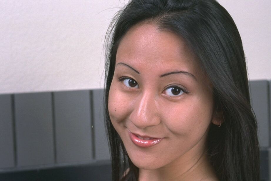 16P Asian first timer Lisa revealing big natural tits while undressing