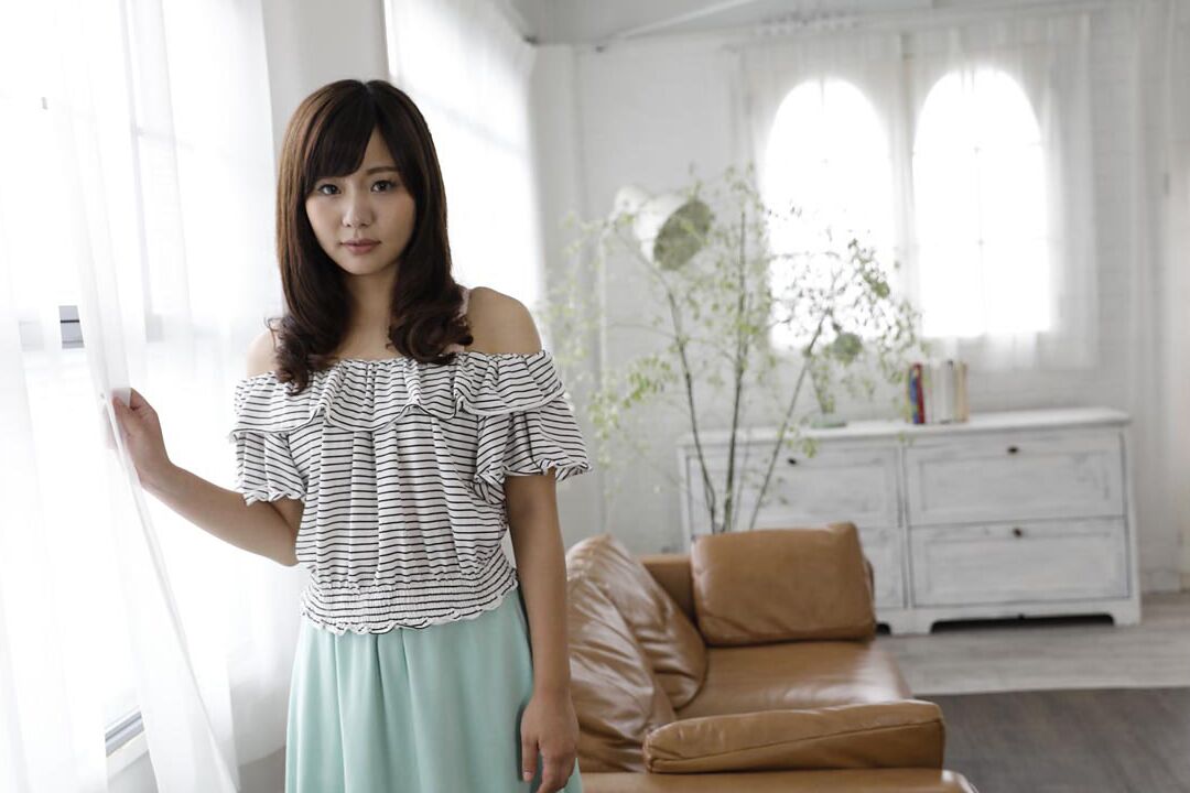 20P Cute Japanese doll Kanon Sugiura sucks a tiny dick before getting creampied