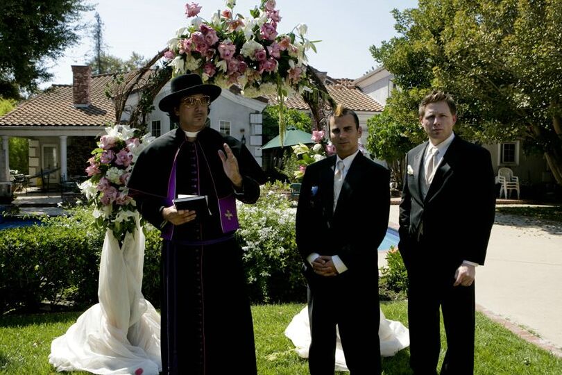 19P Delightful brunette Roxy Jezel enjoys her outdoor wedding day ceremony