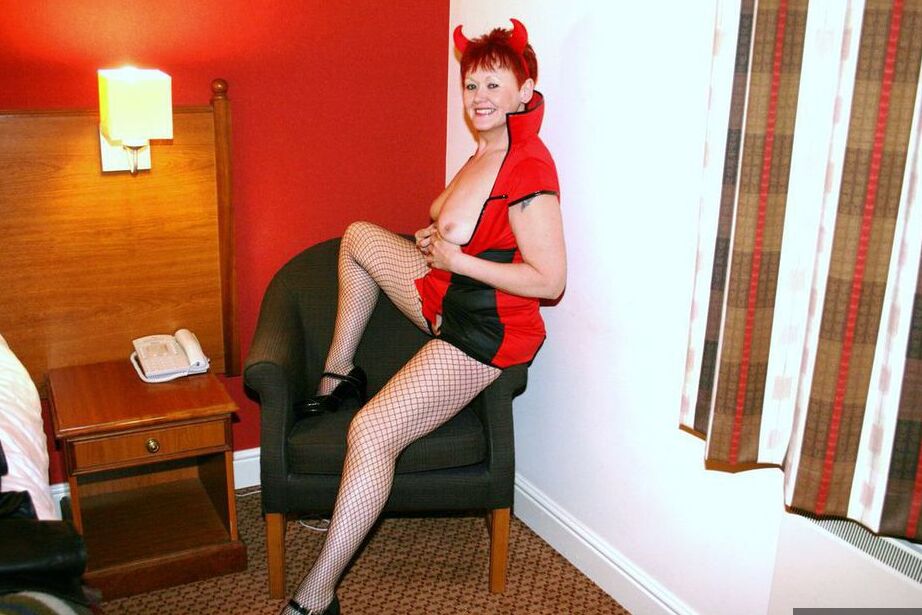 18P Mature redhead Valgasmic Exposed exposes herself indoors and in public too