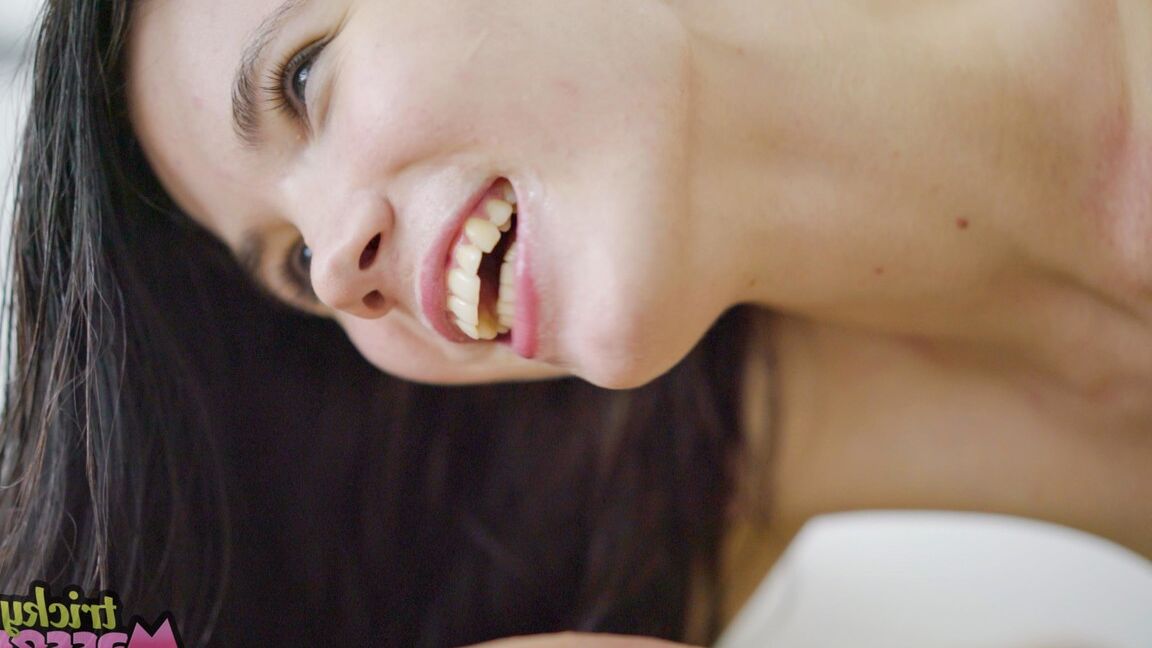 21P Delightful teen Lovenia Lux enjoys a hot massage before getting rammed