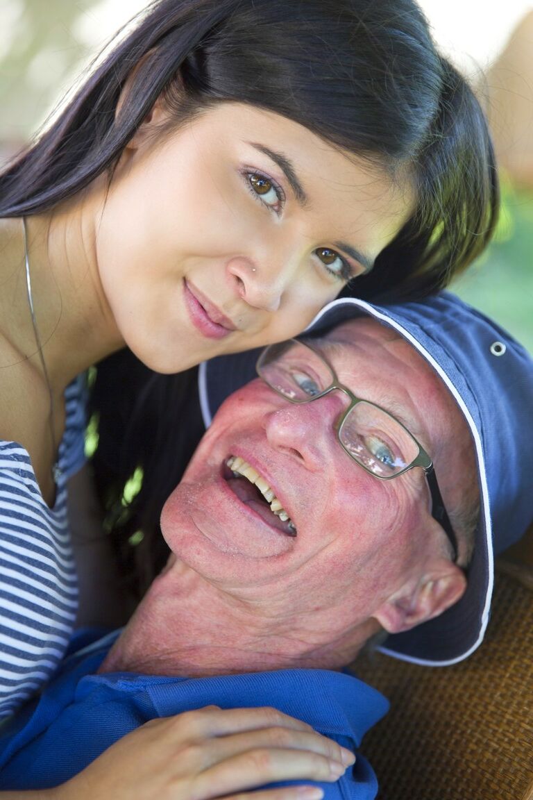 21P Czech honey Lady Dee blows and fucks an old man with glasses outdoors