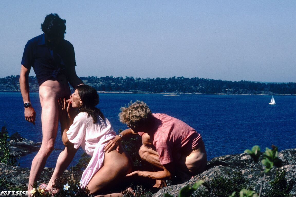 12P Barbro, Hot with Summer Fever Finds Two Cocks To Devour