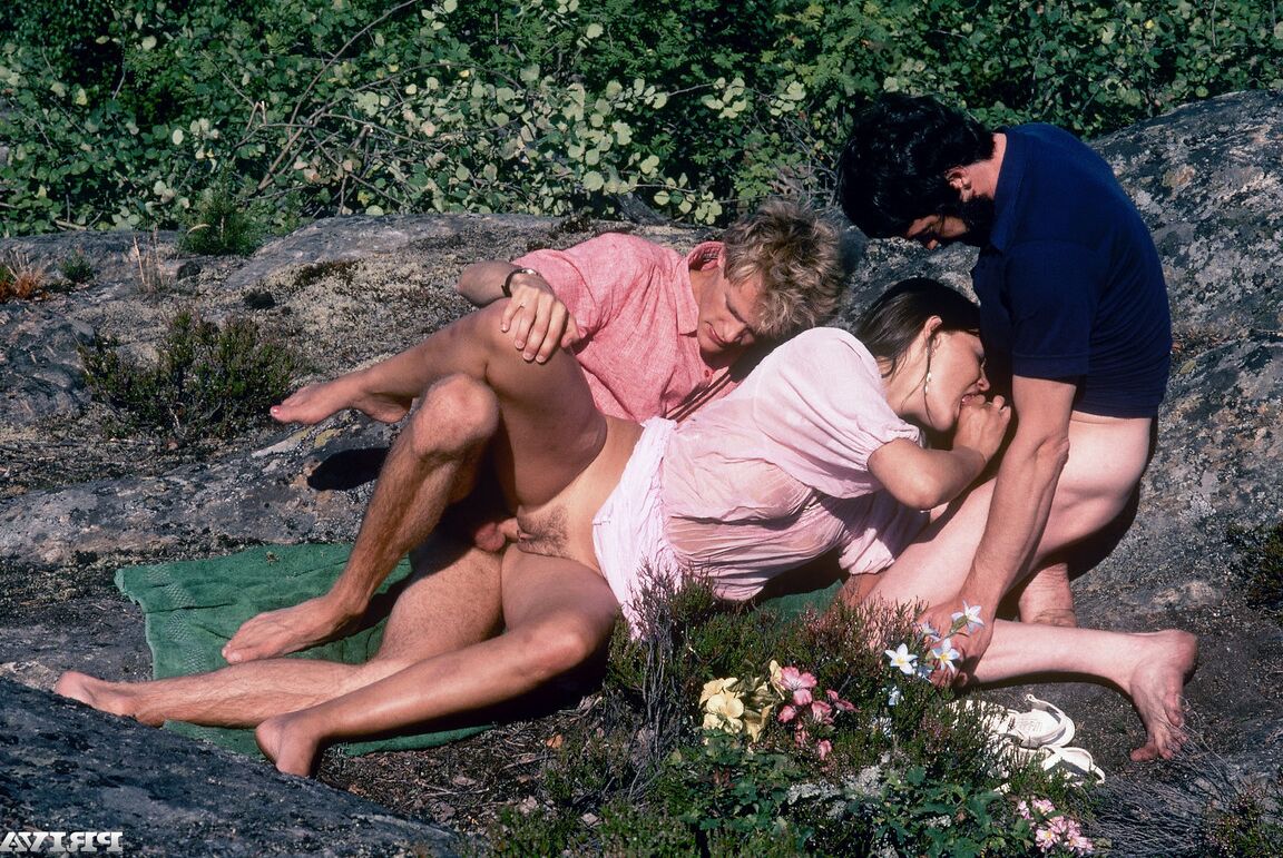 12P Barbro, Hot with Summer Fever Finds Two Cocks To Devour