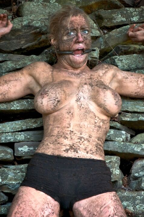 16P Submissive sluts Hazel Hypnotic & Darling enjoy being tied up in the forest