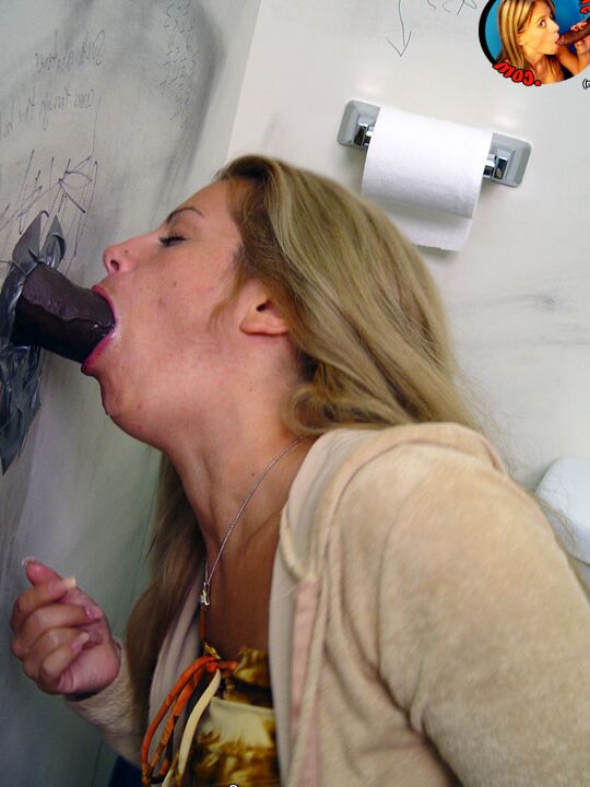 21P Insatiable cougar Friday throating big dark meat pole at a gloryhole