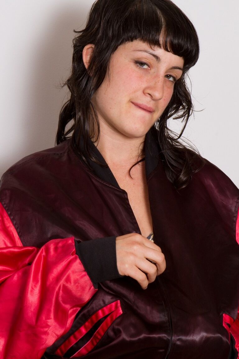 17P Black haired temptress Stacey Stax reveals hairy armpits & displays furry twat